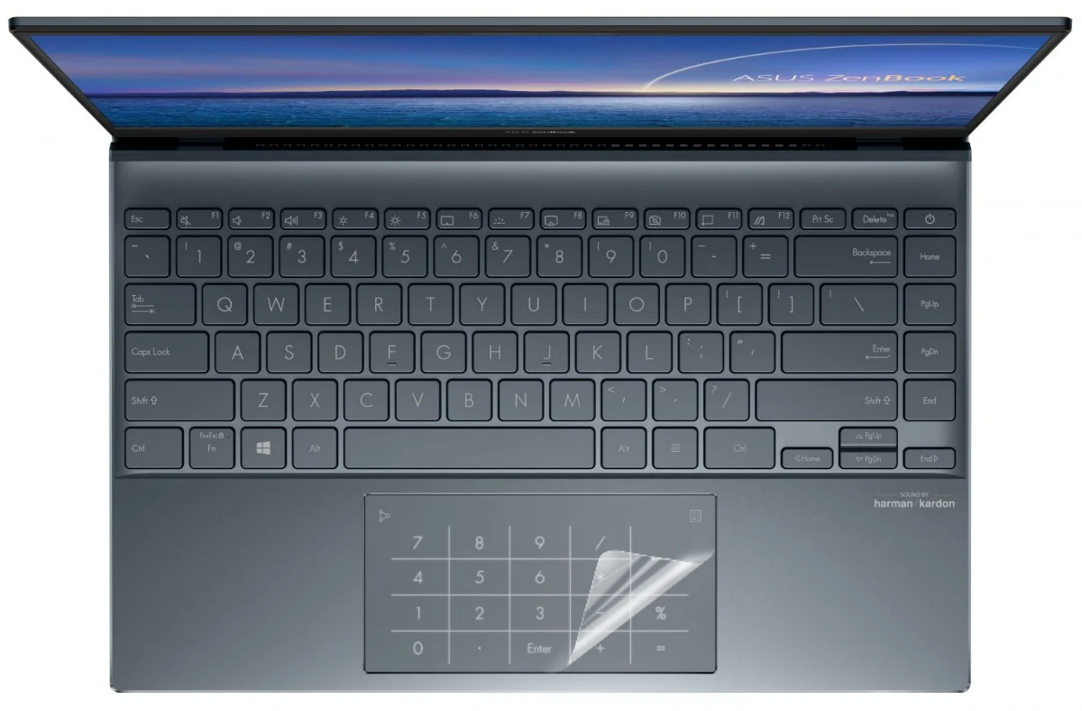 Pack De 6 Films Protection écran ASUS ZenBook 14 UX435 (touch Trackpad) - Anti-rayures, Brillant