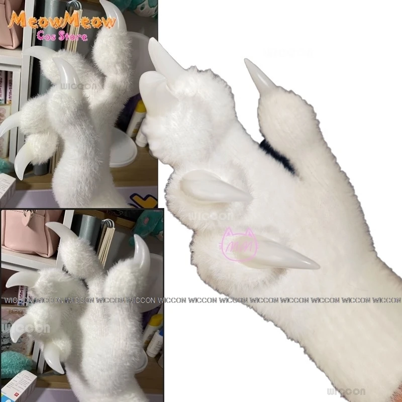 Fursuit Paws Kigurumi Furry Cosplay Gloves Decors Animal Cosplay Glove Handwear Wearable Kig Party Original Roleplay Accessories
