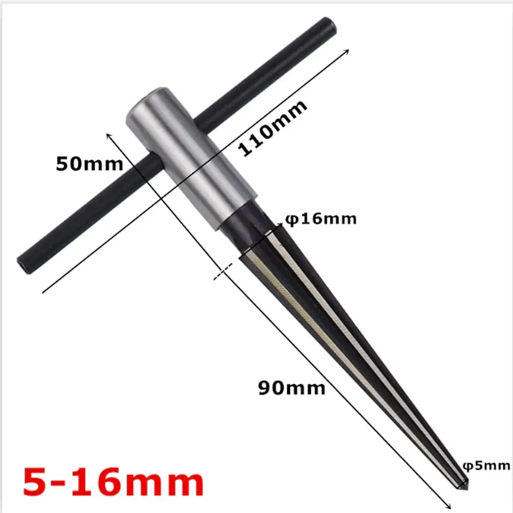 Round Shank Woodworking Cone Reamer and Chamfer Tool