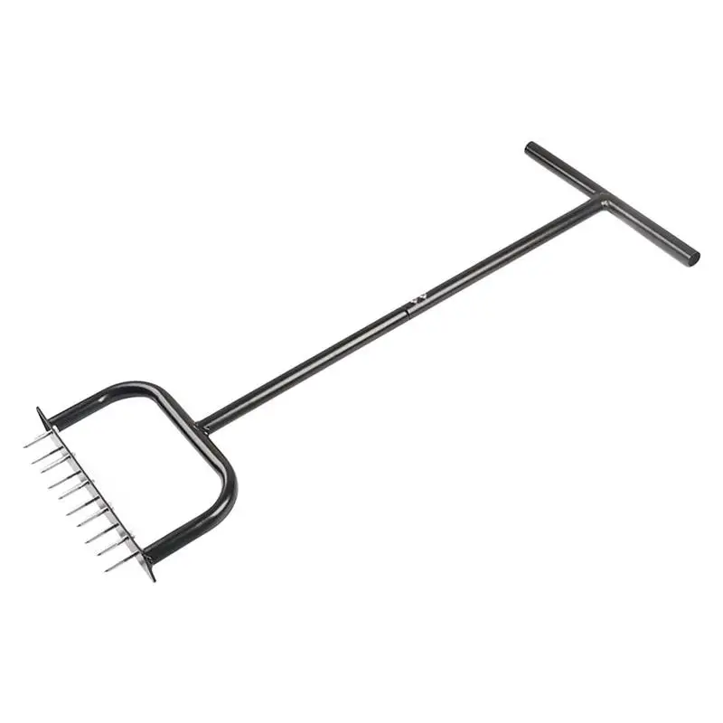 

Hollow Tine Aerator Multi Spike Lawn Aerator Multi-Functional Lawn Yard Garden Care Tool Helper For Most Grass And Soil