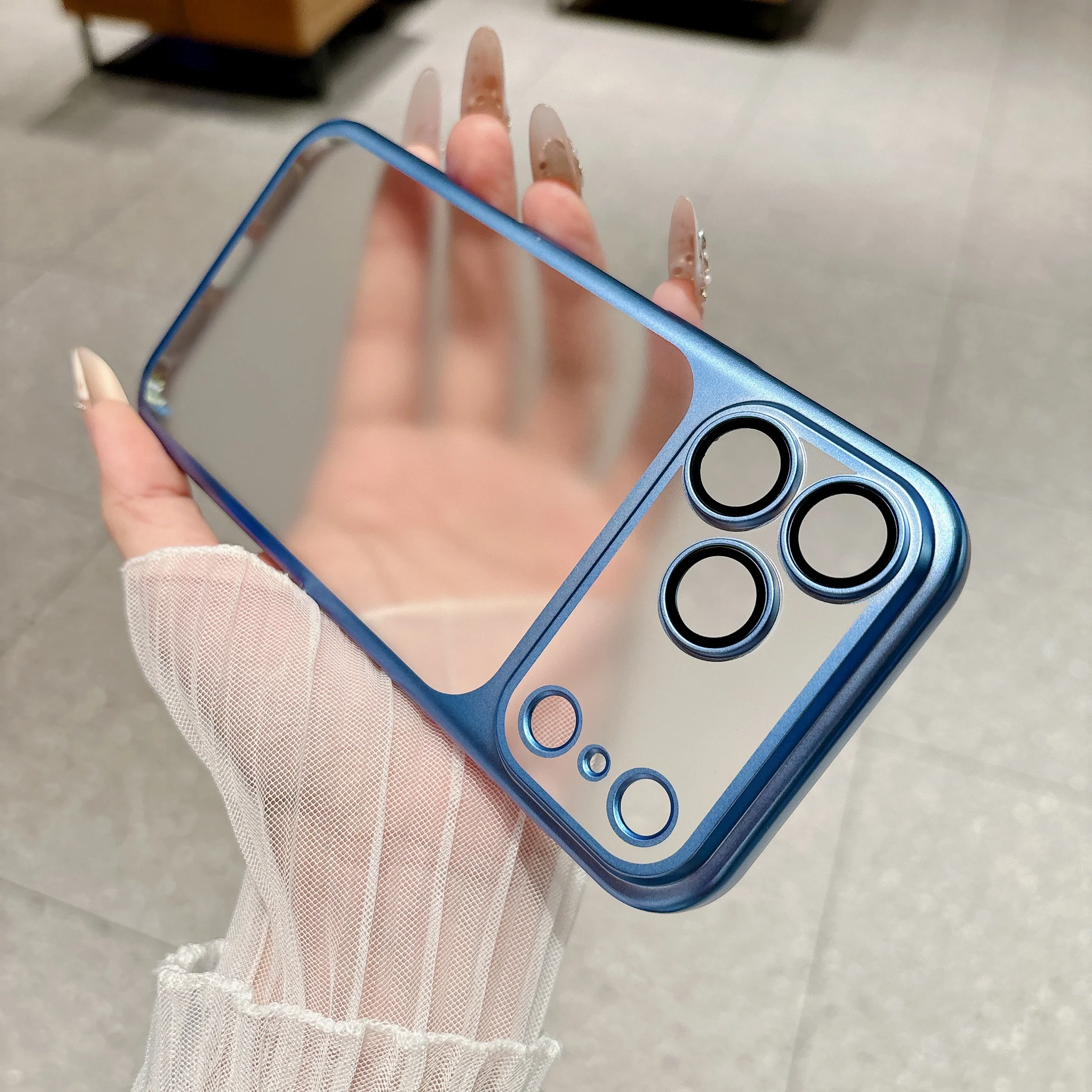 Cosmic Orange Frosted Translucent Phone Case - Air Series Bumper Cover