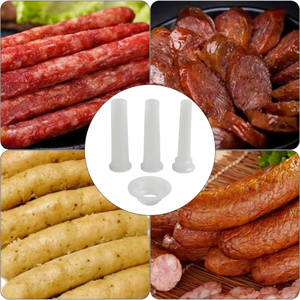 Meat Grinder Tubes Premium Meat Grinder Handmade Stuffing Tube Sausage Maker Stuffer Funnel Tools for Professional Results