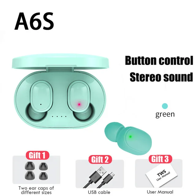 Wireless Bluetooth 5.0 Waterproof HiFi Sport Earbuds with Noise Reduction