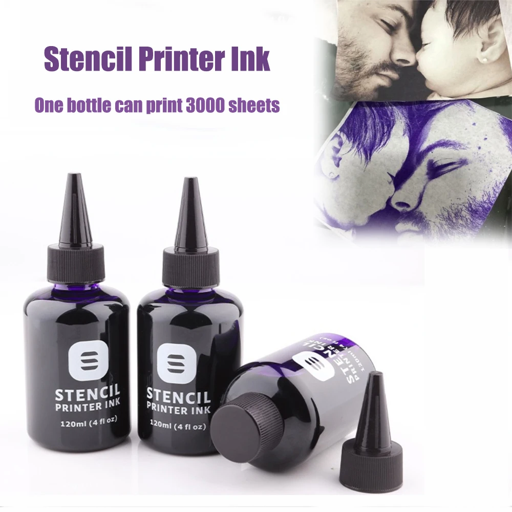 Newest Tattoo Stencil Print Ink Super Clear Efficient Delicate A4 Inkjet Transfer Machines Dedicated Ink Tattoo Accessories fuel fuel filters newest replacement trimmer 2pcs useful accessories delicate high quality hot sale leaf filters