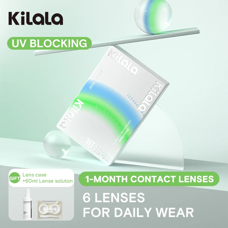 KILALA UV Blocking Monthly Contact Lenses DIA 14.0 mm Soft Lens for