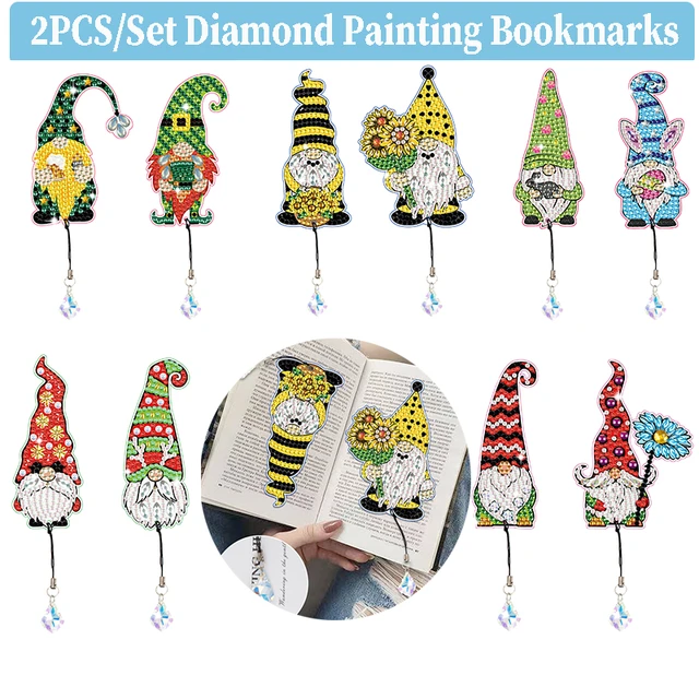 Diamond Art Painting Bookmark Kits  Diamond Embroidery Kit Painting - Diamond  Art - Aliexpress