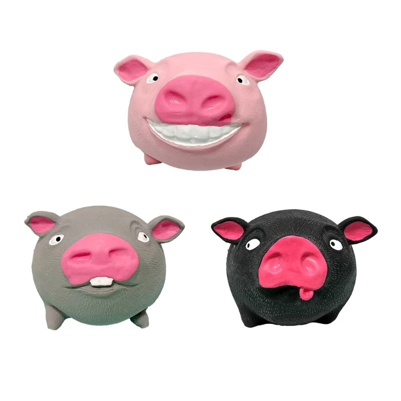 

B2EB Милая нерушимая мультяшная свинья моти игрушка для мужчин и женщин Забавный поросенок 5 дюймов