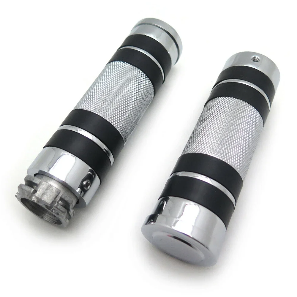 

Chrome 7/8" 22mm Hand Grips for Kawasaki Vulcan Classic Drifter 800 Aftermarket Free Shipping Motorcycle Parts