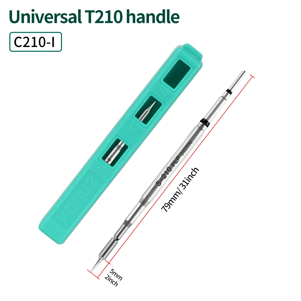 SUGON C210 Series Soldering Iron Tips 4