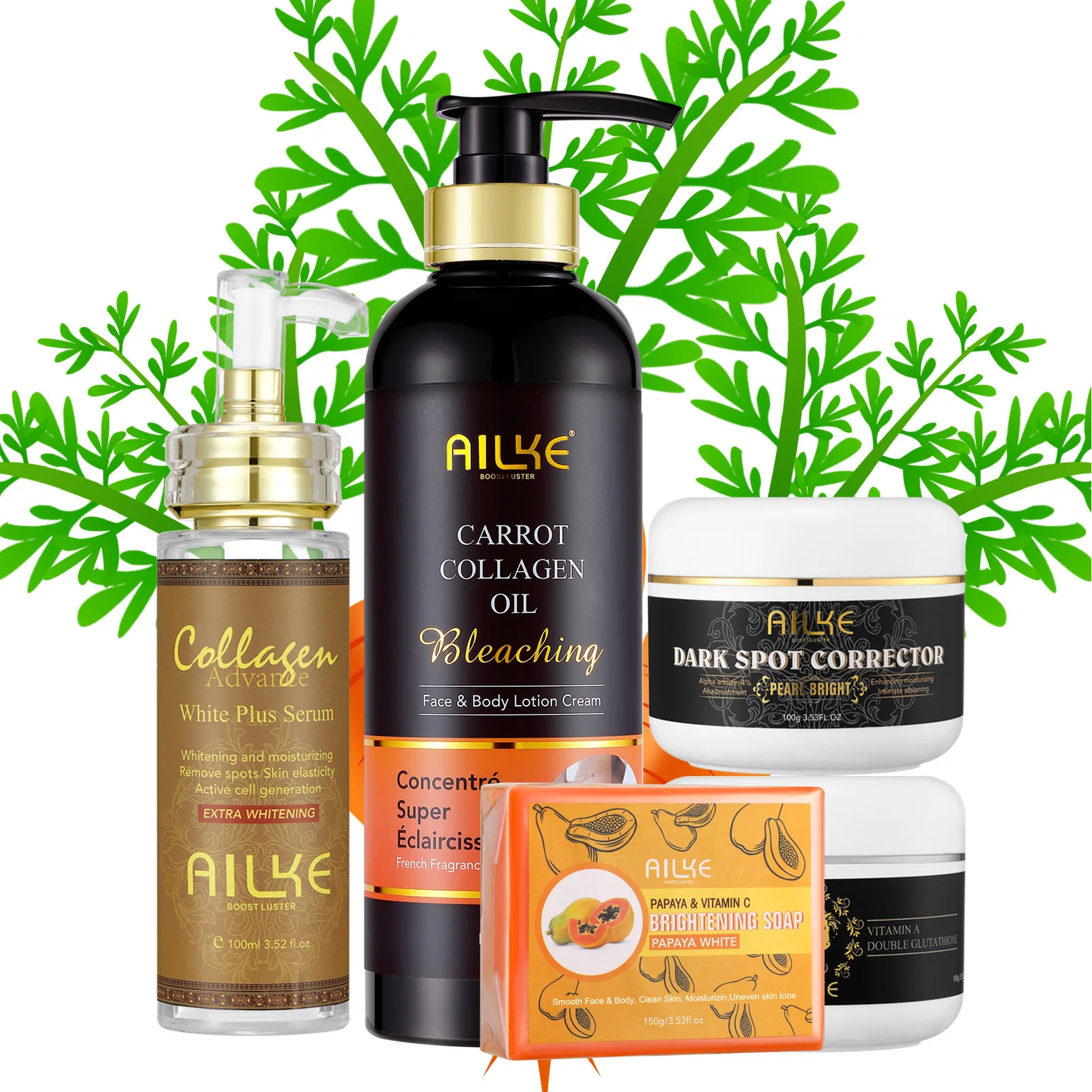 Whitening Body Lotion With Collagen, Carotene, Shea Butter, Moisturize, Reduce Dark Spots, Brightening Skin, For All Skin Type 1