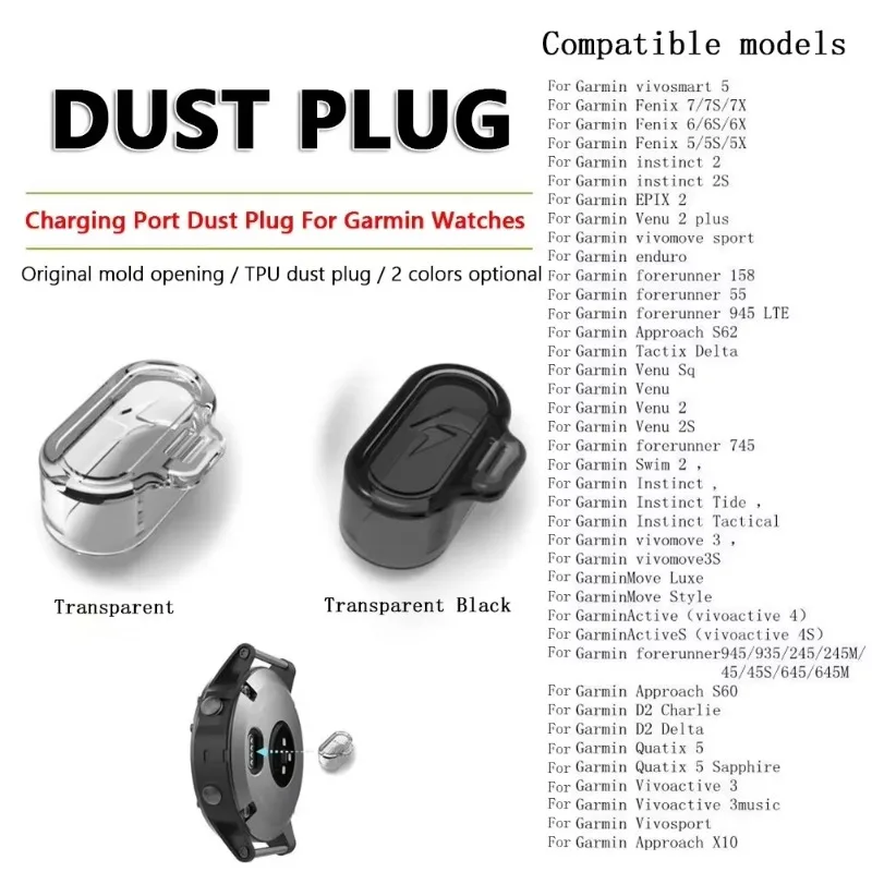 Universal TPU Charging Port Dustproof Protector Cap Cover