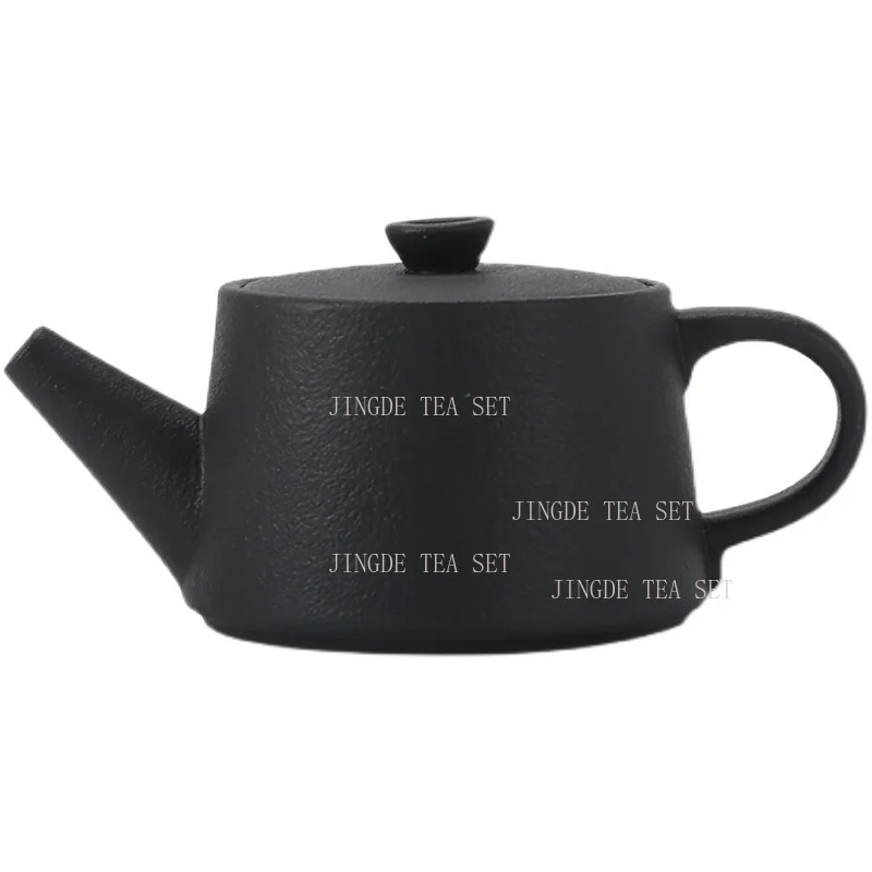 210ml ceramic teapot for home use retro frosted simple kung fu tea set tea making single pot promotion