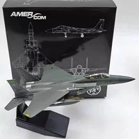 ⁦مجسم طائرة مقاتلة معدني طراز F-15E مقاس 19.4 سم | 19.4cm F-15E Alloy Diecast Fighter Airplane Model⁩ - الصورة ⁦6⁩