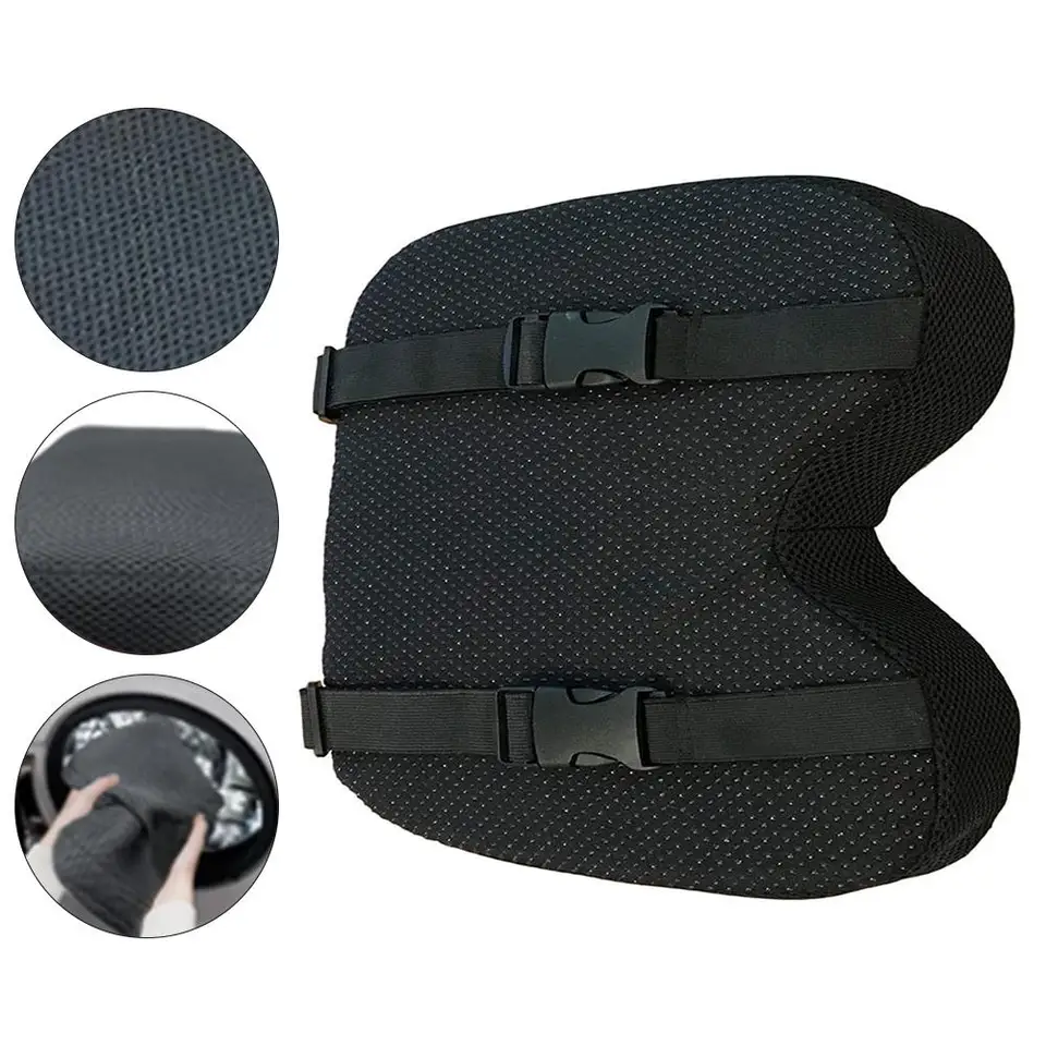 Coussin De Siège Pour Rameur 2K Fit – Mousse Mémoire Forme, Housse Lavable, Noir