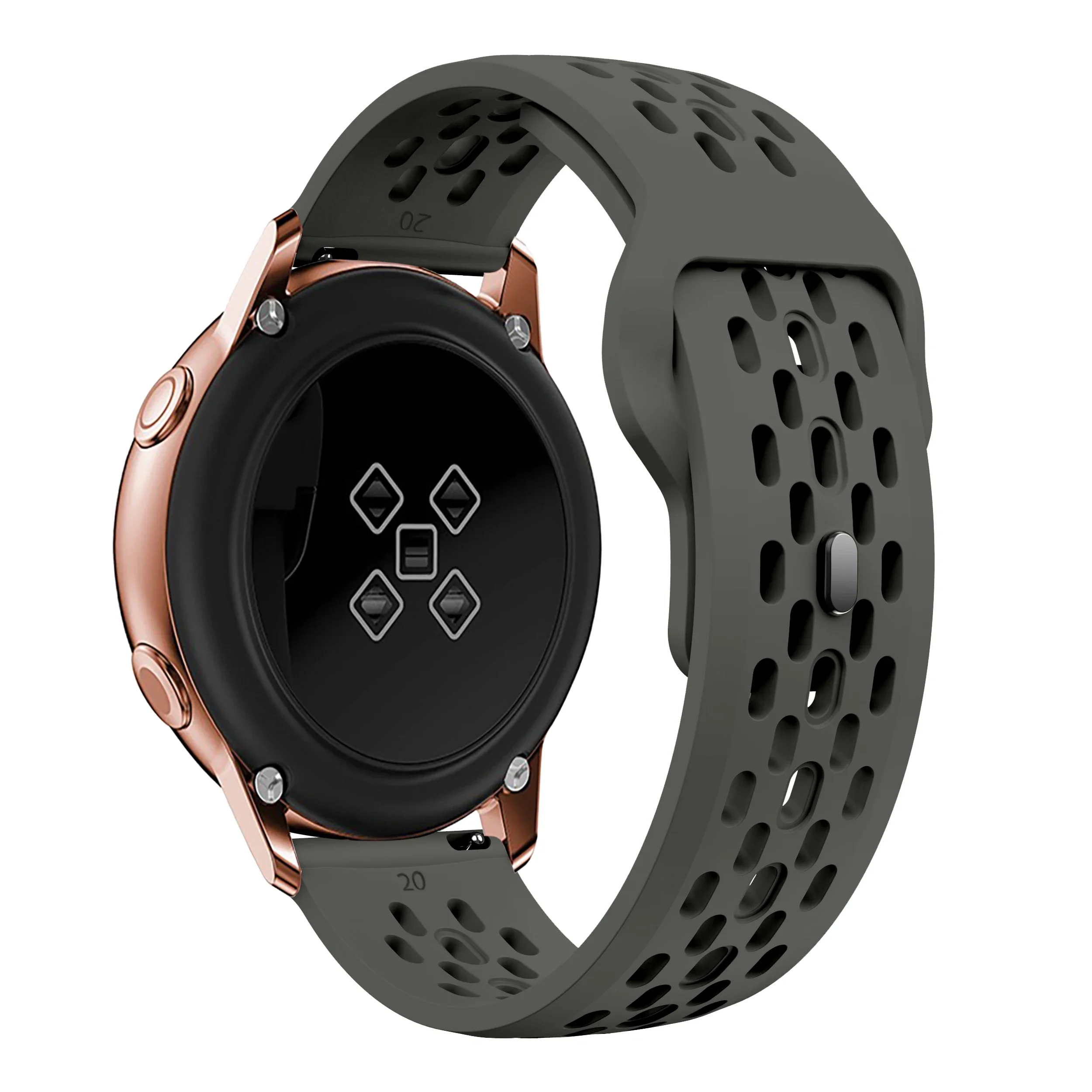 Versatile Silicone Watch Band in Multiple Sizes
