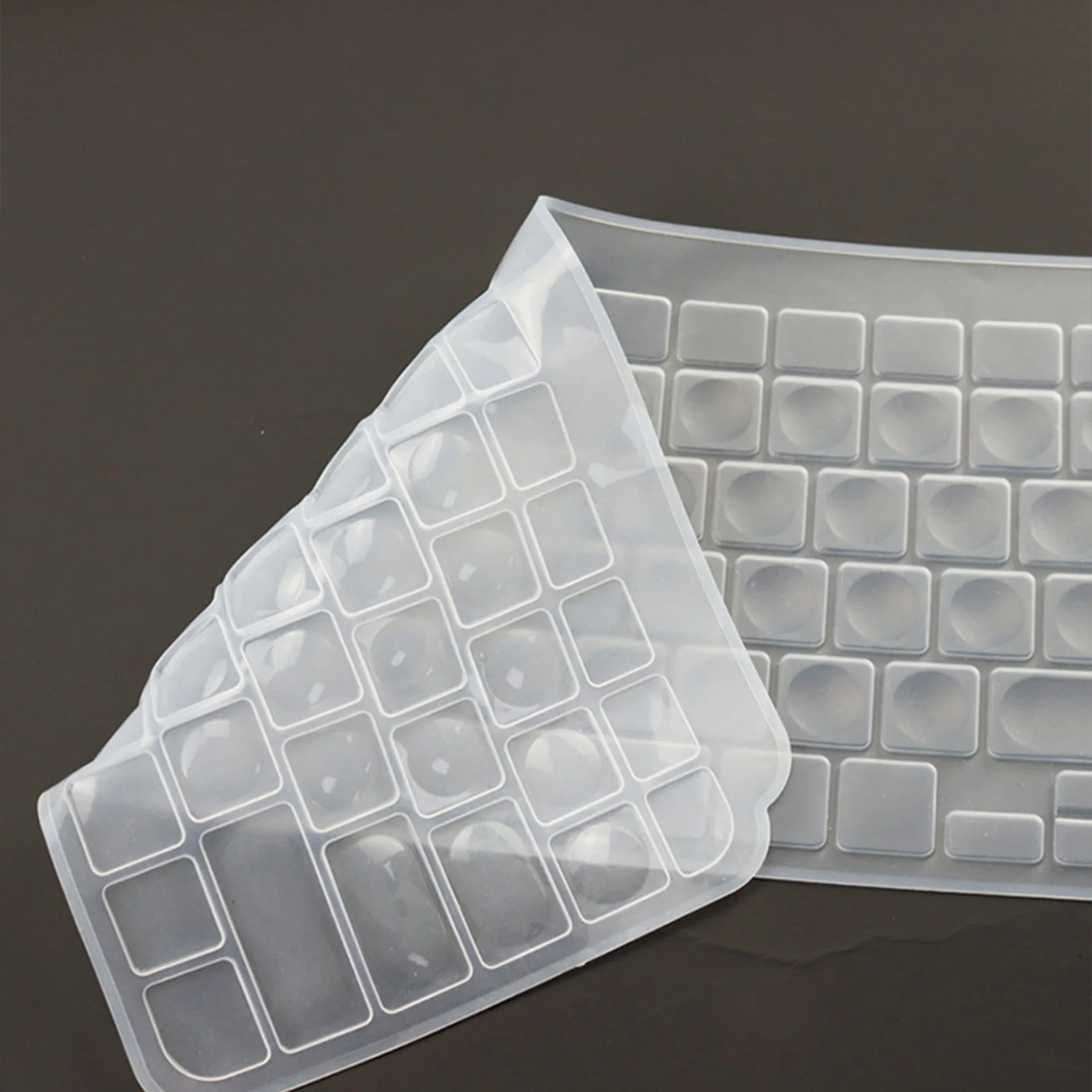 Cover In Silicone Per Tastiera Logitech K200 MK200 K260 MK260 K270 MK270 Trasparente - Foto 10