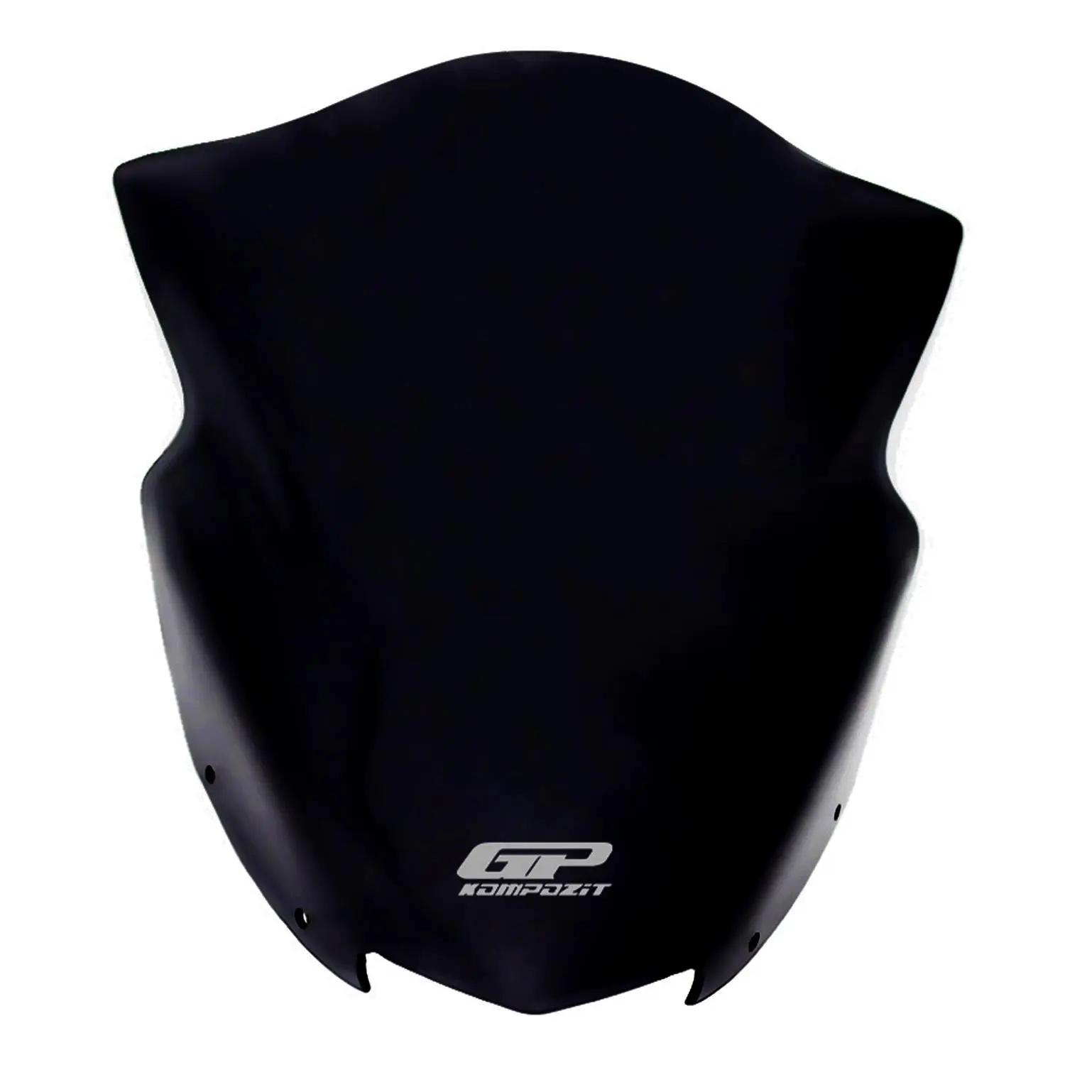 

GP Composite For Dominar 250/400 2017-2022 Compatible Short Windshield Windscreen Black 37 cm