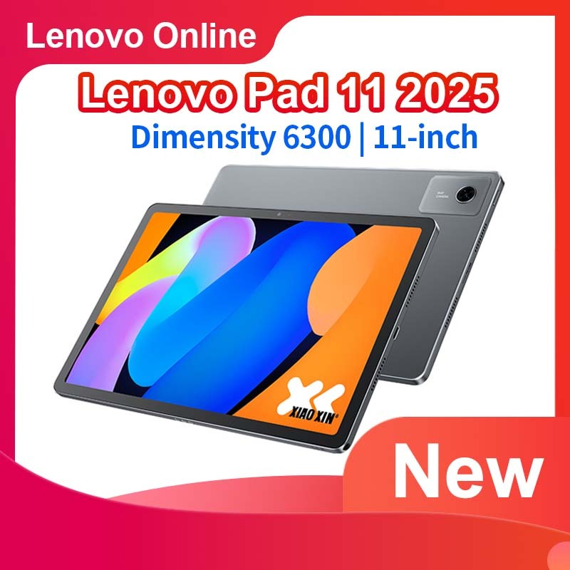 Lenovo Xiaoxin Tablet 11 MediaTek Dimensity 6300 11 inch 2.5K Eye-protecting Screen 25601600 Resolution 90Hz 7040mAh WiFi