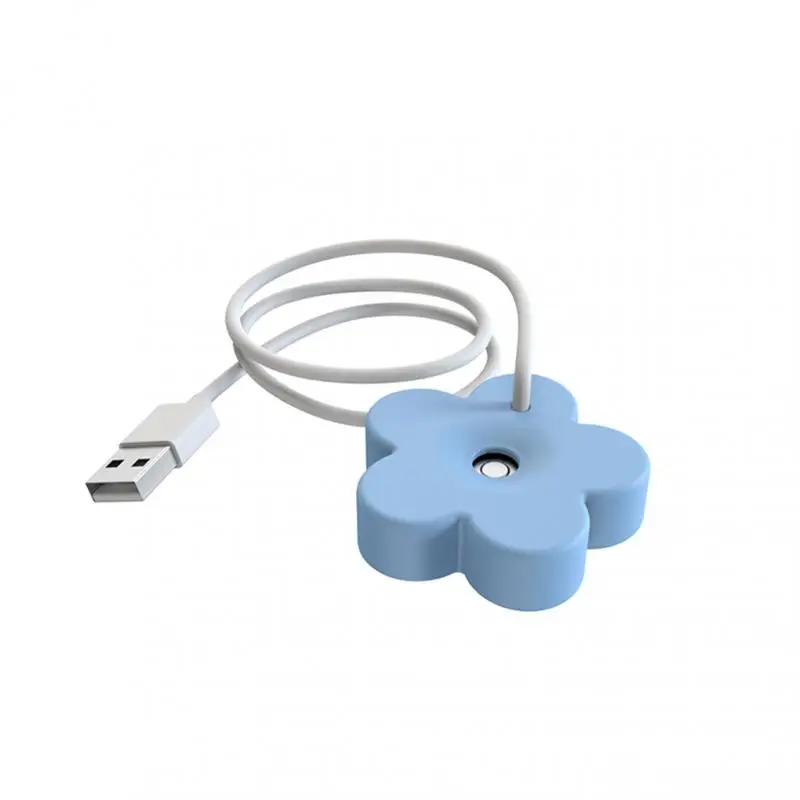 1/2PCS Portable Mist Maker Usb Perfume Atomizer Intelligent Timing Water Mist Diffuser Mini Flower Humidifier Quiet