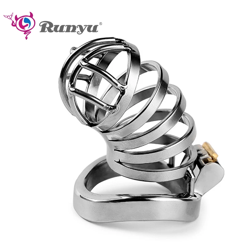 Penis Chastity Cage Runyu Stainless Steel Urethra Chastity Lock