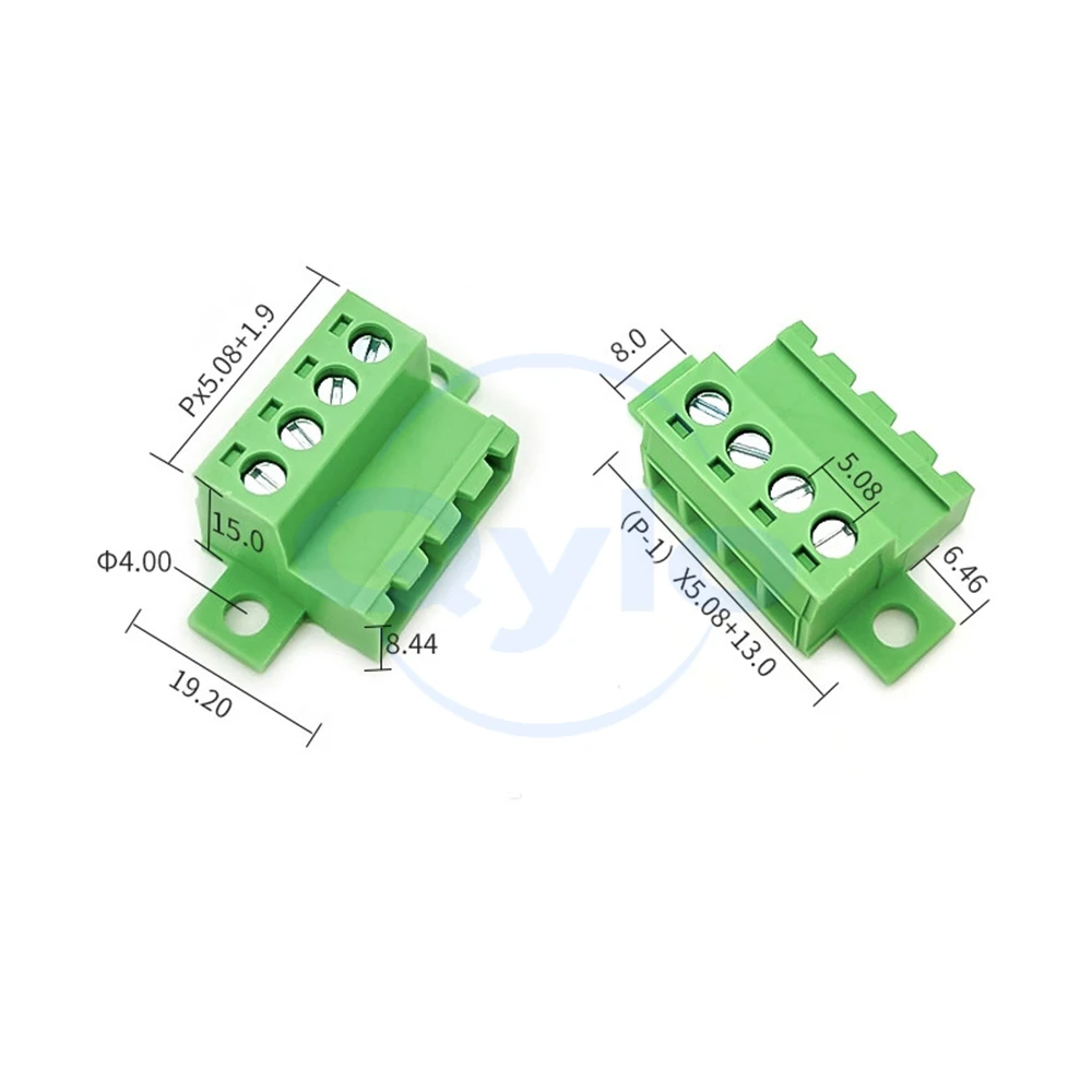 KF 2EDGRKC-5.08mm Lock Plate Fixed Terminal Block Solderless Connection Plug-in Socket Terminal 2EDGK 5.08 2~24P