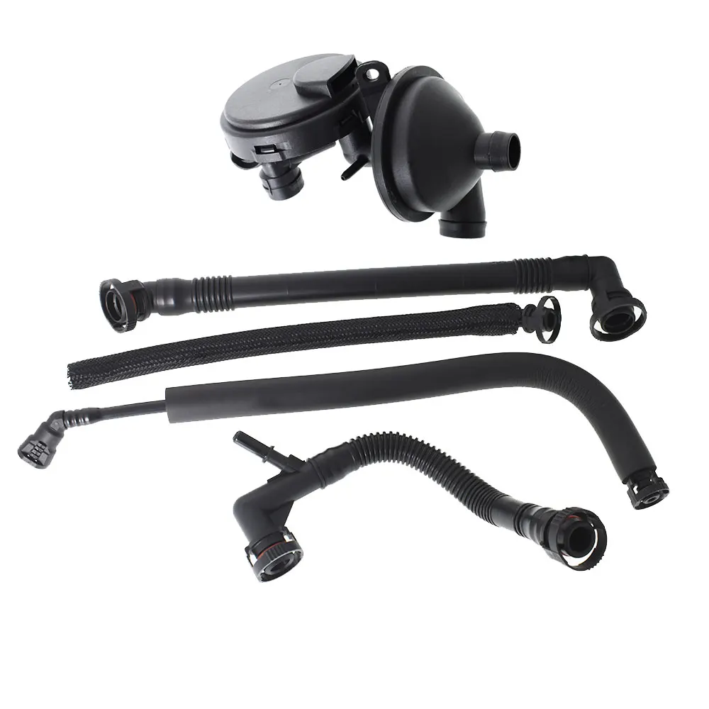 BB224268 for BMW E46 E39 E85 PCV Crankcase Vent Valve & Breather Oil Separator Hose Kit