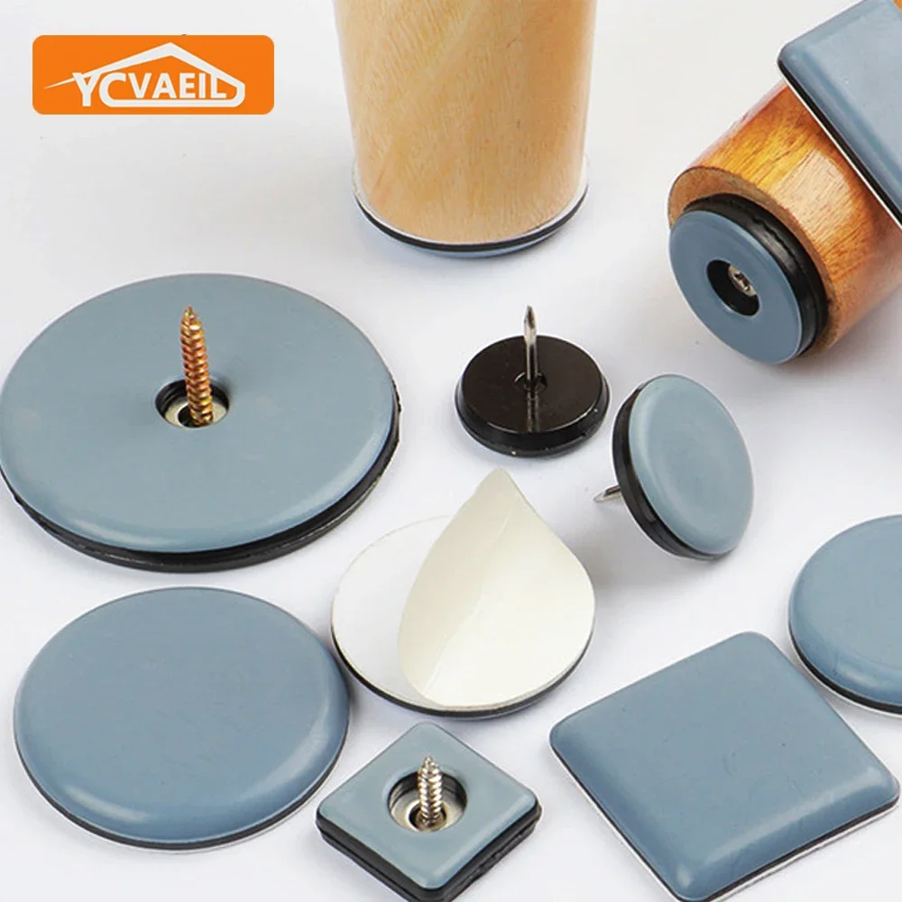 Furniture Leg Caps Furniture Gliders Furniture Foot Mats Chair Leg Protector Furniture Foot Protector Furniture Leg Pads Furniture Foot Pads Rubber Furniture Feet Pads Furniture Feet 8pcs 19/22/25mm Table Chair Legs Furniture Sliders Pads Cabinet Sofa Anti-abrasion Floor Protector Mats Furniture Hardware Chair Leg Caps