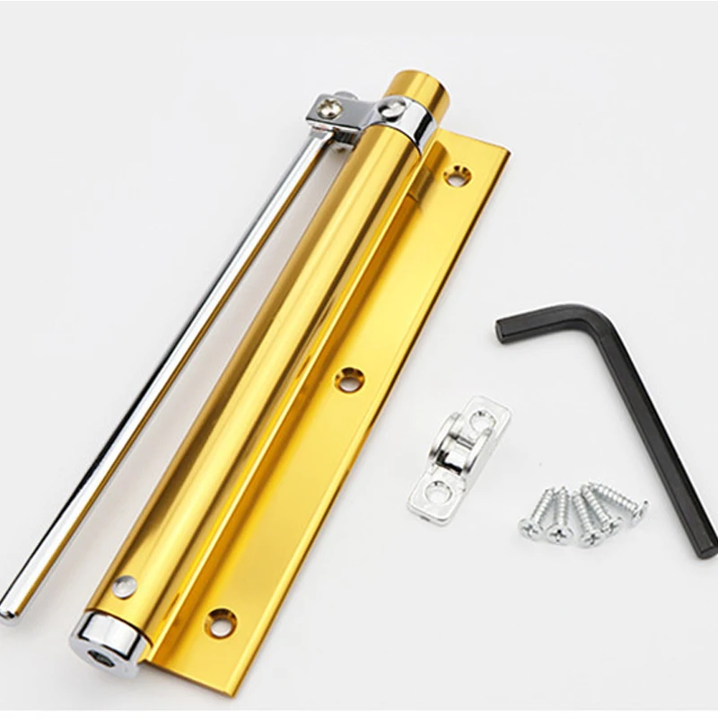 Door Closer Single Spring Strength Adjustable Surface Mounted Mini Automatic Closing Fire Rated Door Hardware 180*165*53mm