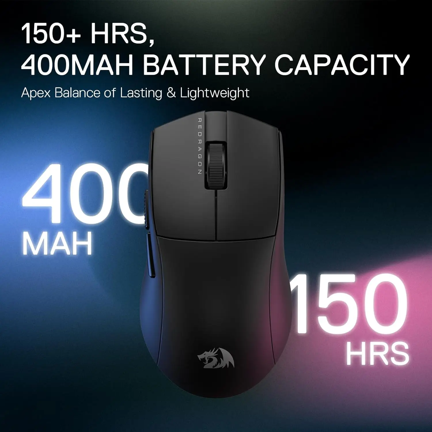 Redragon M916 PRO 3-Mode Wireless Gaming Mouse Hype-Speed 4K Polling Rate 49G Ultra-Light 26K DPI Gamer Mouse wireless mouse,gaming mouse,wireless gaming mouse