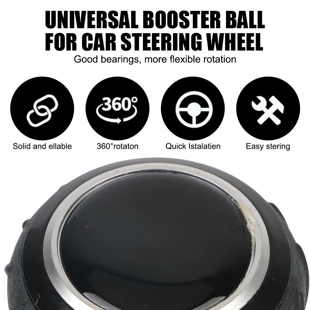 Booster De Volant Réglable – Noyau Flexible En Alliage, Mousse Douce, 360g, Pour Voiture, Tracteur, Chariot