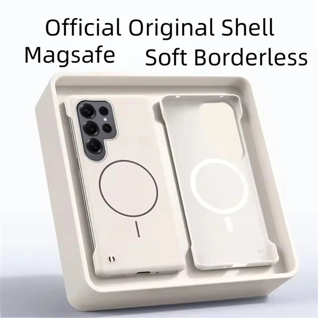 Slim Frameless Frosted Cooling Magnetic Wireless Charging Case Cover