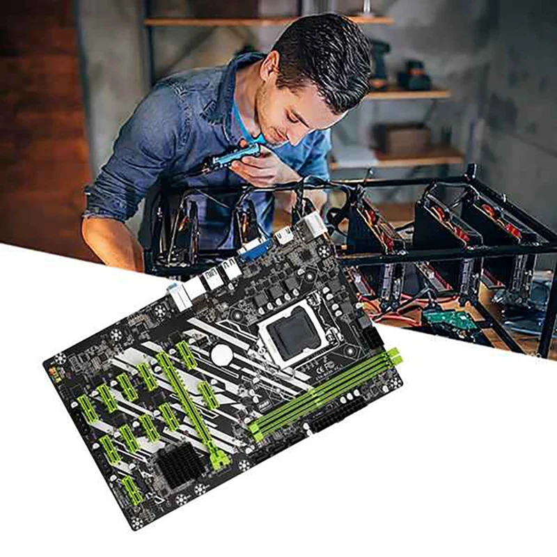 best pc motherboard brand B250 BTC Mining Motherboard with G3900/G3930 CPU+2X4G DDR4 RAM+CPU Fan 12 PCI-E Slots LGA 1151 DDR4 RAM SATA3.0 USB3.0 best pc motherboard for music production