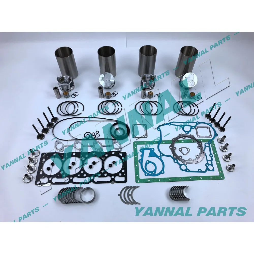 

HOT SALE V1505 V1505T OVERHAUL REBUILD KIT FOR KUBOTA ENGINE BOBCAT W VALVES