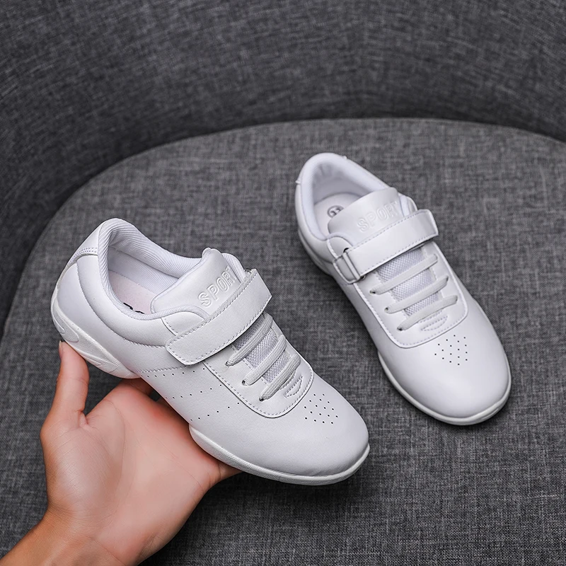 White Cheerleading Shoes Team Training Competition Cheerleading Dance Shoes Girls Sports