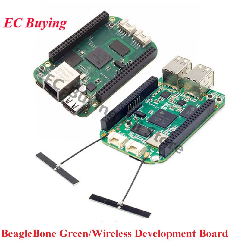 

BeagleBone зеленый/беспроводной BLE Bluetooth-совместимый Wi-Fi модуль AM3358 ARM-Cortex-A8 Core, макетная плата UART IIC I2C IoT