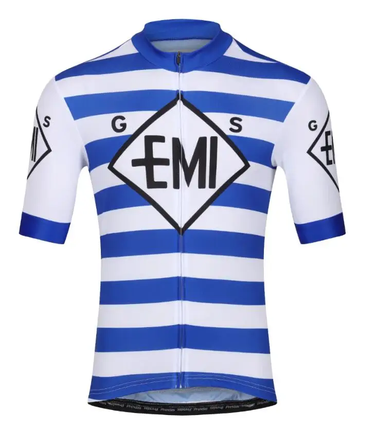 thumbnail image 1 of Jersey de ciclismo de manga corta para hombre, 9 estilos Retro Gitane Legnano-Pirelli, 1 of 5