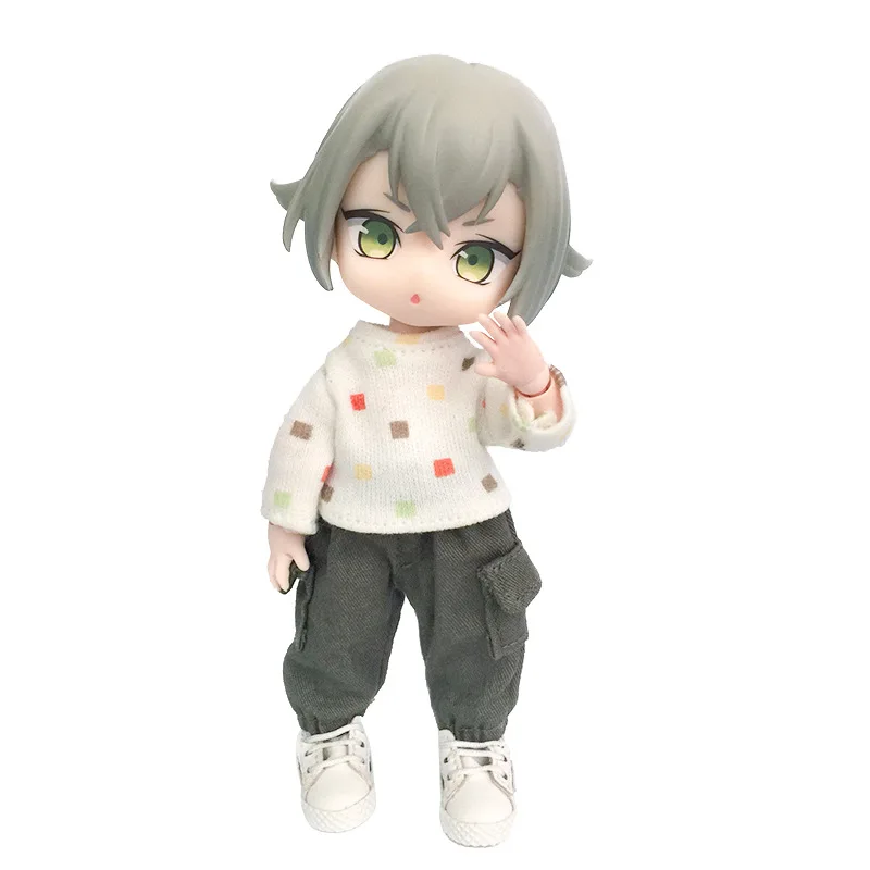 Ob11 Bjd Doll Long Overalls Pant Doll Jeans Clothes With Pocket Ob11 Diy Accessories Toys For Ob11,Obitsu11,Molly,1/12 Bjd Doll 2