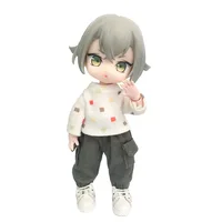 Ob11 Bjd Doll Long Overalls Pant Doll Jeans Clothes With Pocket Ob11 Diy Accessories Toys For Ob11,Obitsu11,Molly,1/12 Bjd Doll 2