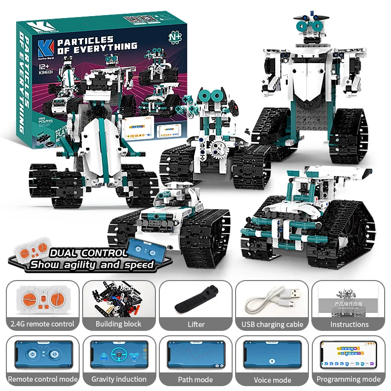 Technical K96131 Intelligent Robot APP Remote Control Bricks