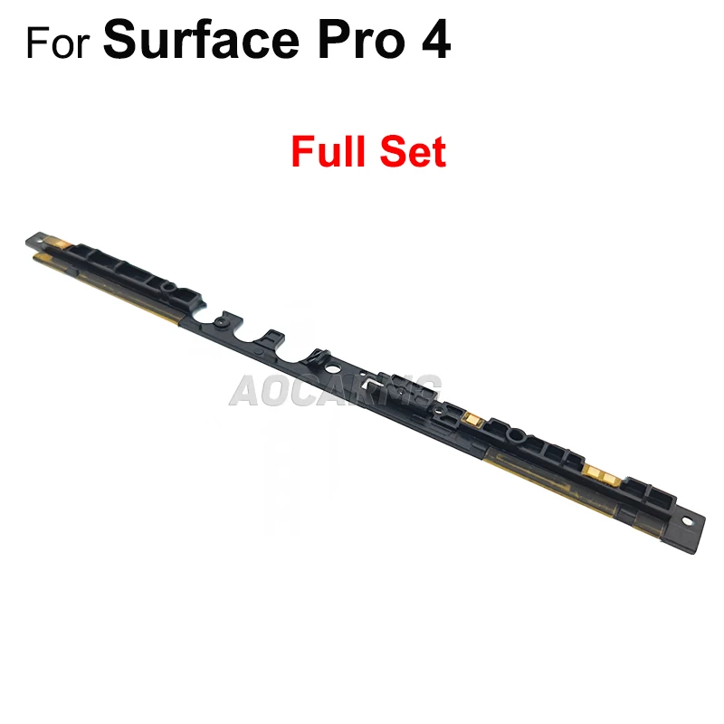 Aocarmo For Microsoft Surface Pro 4 Pro4 1724 WIFI 신호 안테나 플렉스 케이블 카메라 홀더 플라스틱 프레임 교체 부품
