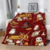 Hot H-HARRIES Printed Blanket Picnic Blankets Warm Blanket Soft and Comfortable Blanket Home Travel P-POTTERS Birthday New 1