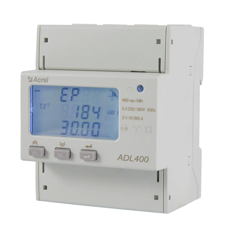 CE MID IEC Certificate Acrel ADL400 Three Phase Din Rail Charge Pile Energy Meter MODBUS-RTU High Accuracy 0.5 220v 380v 6