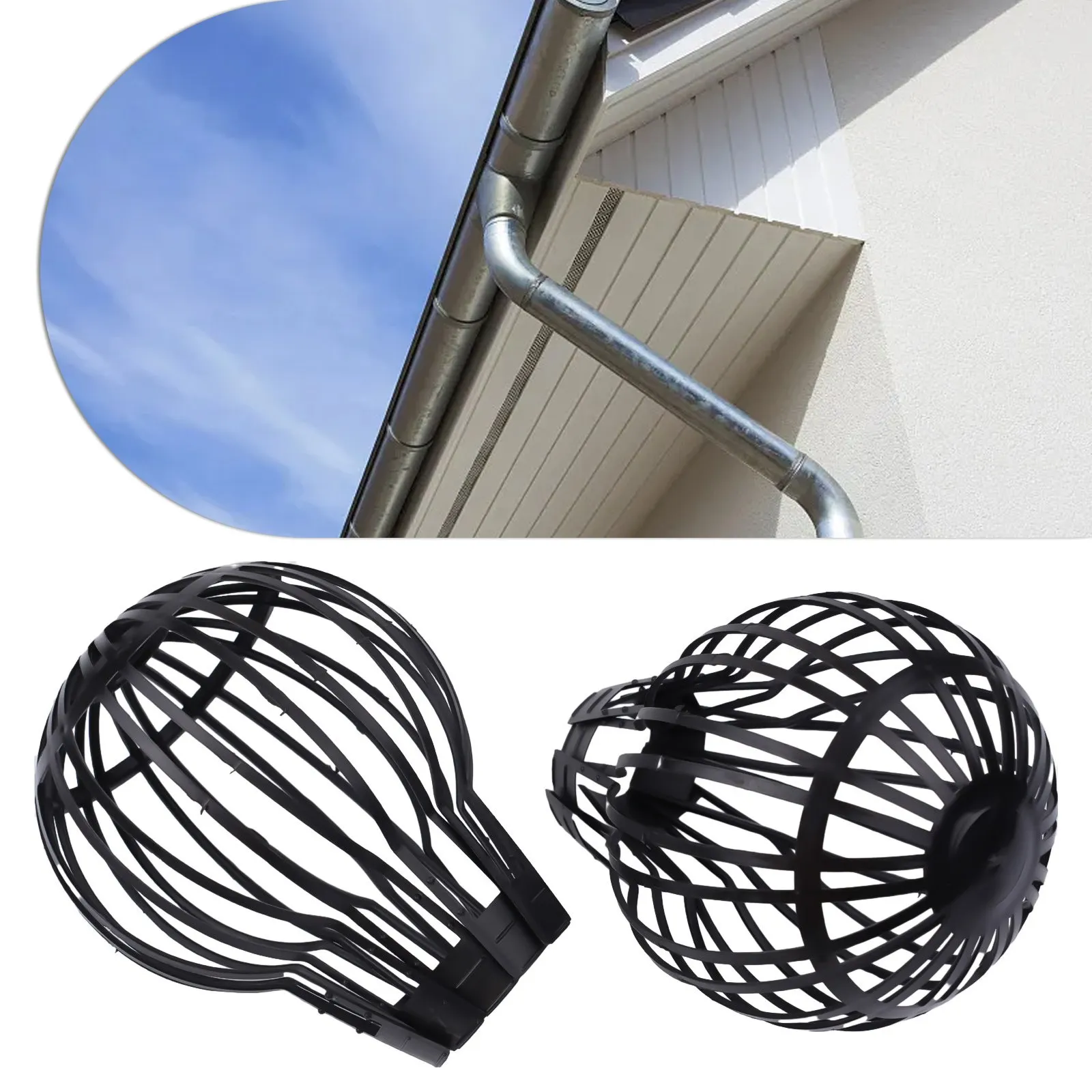 2/4/6pcs Down Spout Filter Gutter Guard gutter covers