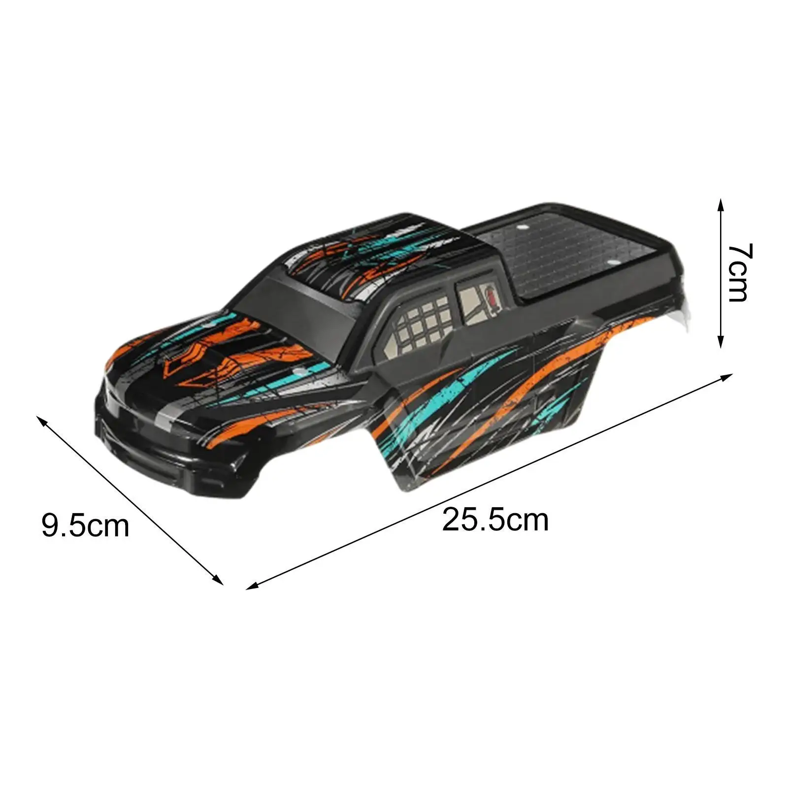 HBX 16889 1/16 RC Kılıf - Dayanıklı Plastik 25,5x9,5x7 cm