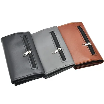 Vendita calda Custodia portatile per tabacco/Tobacco Custodia in pelle PU Porta sigarette per pipa Custodia per carta da fumo Borsa a portafoglio