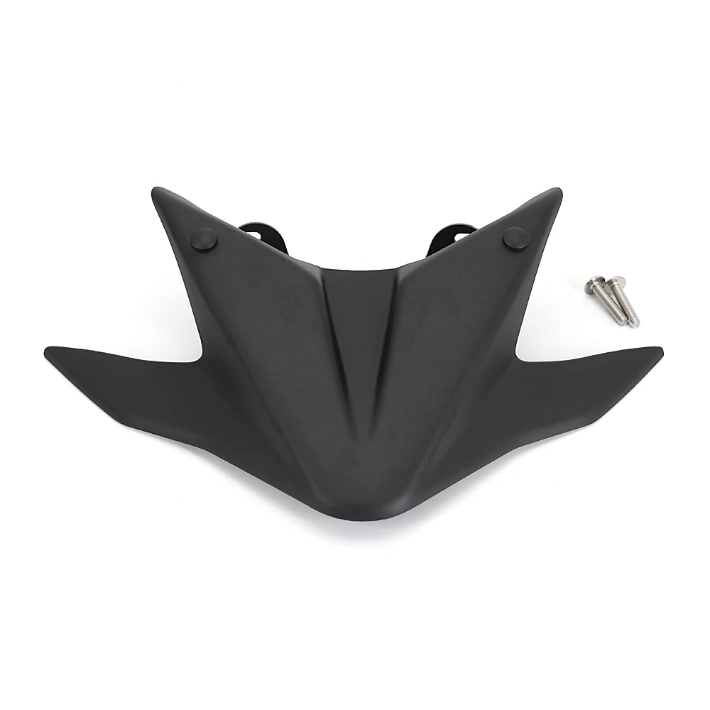 TaTonCycle Motorcycle Front Fender Cover / Beak - Black ABS For Yamaha Tracer 900/GT, MT-09 Tracer, FJ-09 - View #9