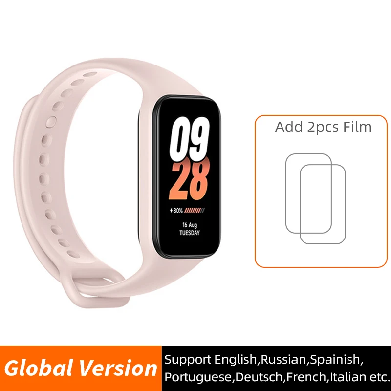 New Xiaomi Mi Band 8 Active Global Version 1.47 Smartband 50+ Fitness  Modes Heart Rate SpO2 Monitoring Smart band - AliExpress