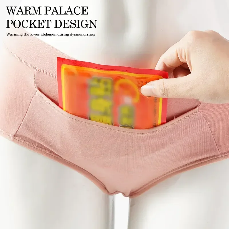 

Female Pants Lingere Menstrual Underwear Physiological Cotton Women Proof Pockets Briefs 3PCS/SET Panties Leak Waterproof