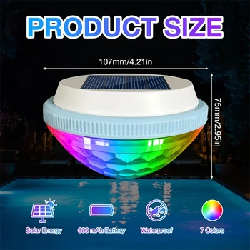 Solar Floating Pool Lights 2