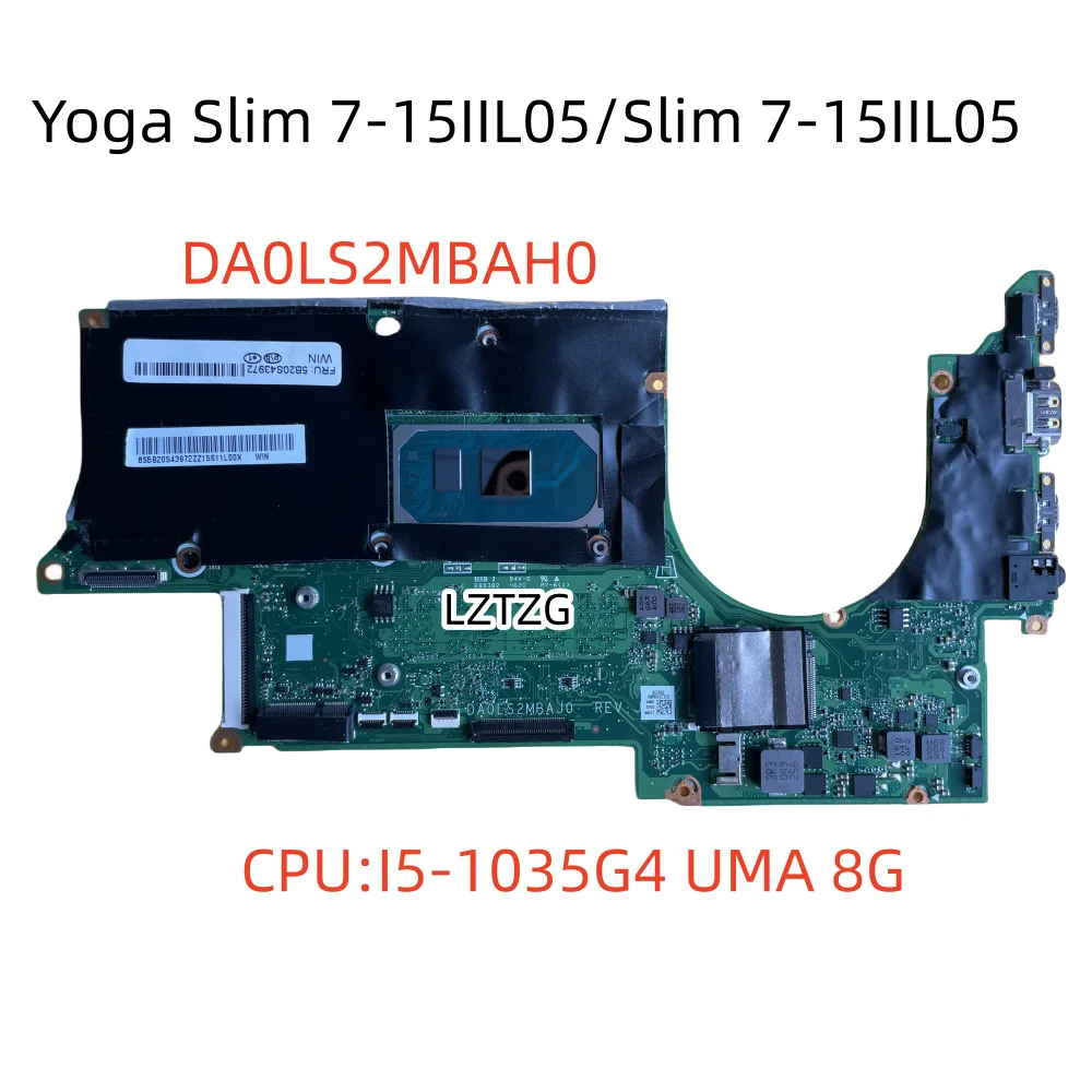 DA0LS2MBAH0 For Lenovo Yoga Slim 7-15IIL05 Motherboard I5-1035G4